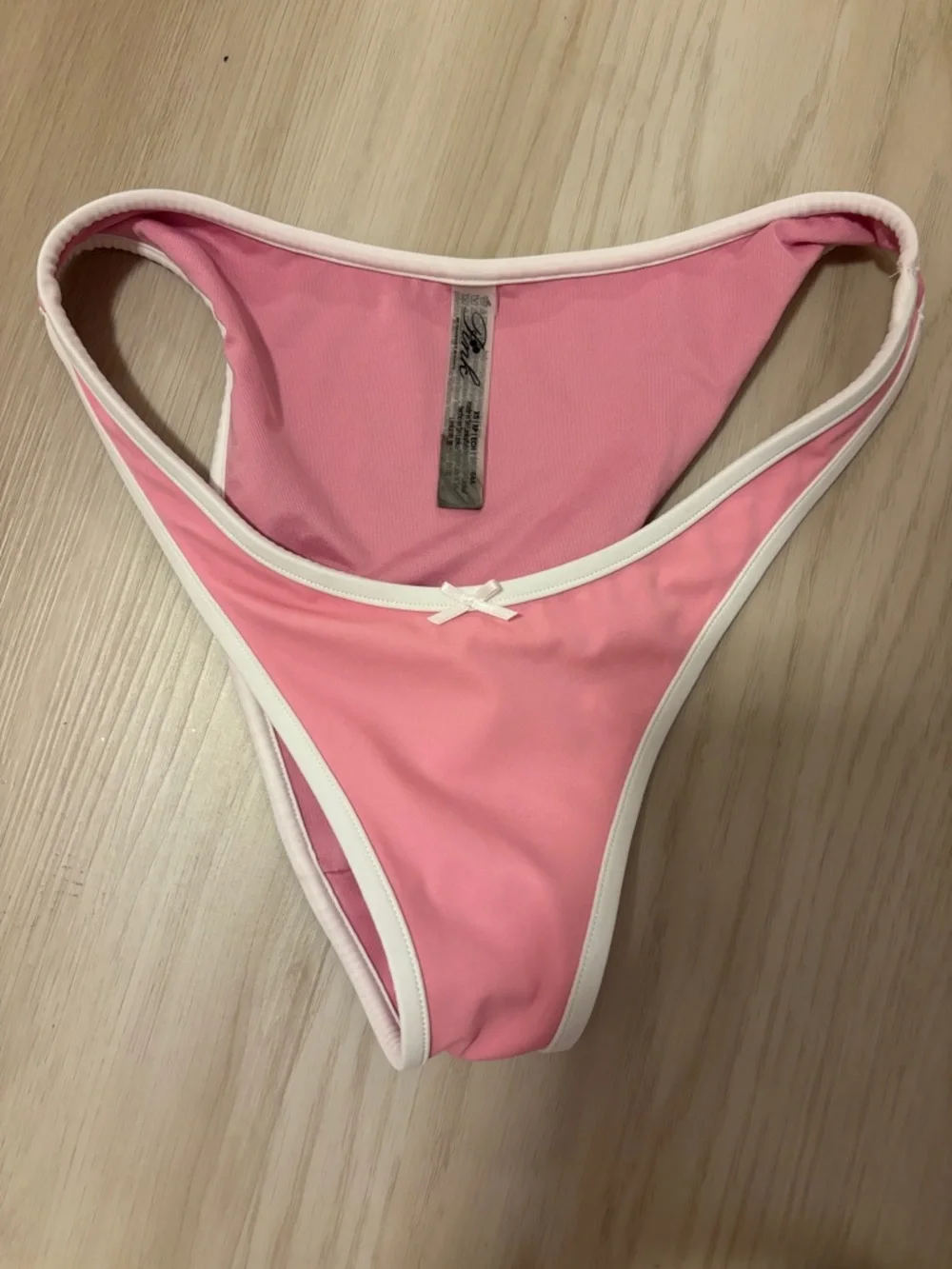 Frankie's Bikinis Pink Bikini Bottoms